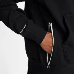 Nike Dri-FIT Standard Issue Unisex Zακέτα BLACK/PALE IVORY -Lifestyle Ρούχα Εκπτώσεις nike m nk df std issue fz hoodie 11