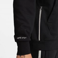 Nike Dri-FIT Standard Issue Unisex Zακέτα BLACK/PALE IVORY -Lifestyle Ρούχα Εκπτώσεις nike m nk df std issue fz hoodie 12