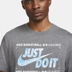 Nike Sportswear Icon Clash Ανδρικό T-shirt CHARCOAL HEATHR -Lifestyle Ρούχα Εκπτώσεις nike m nk df tee jdi 10