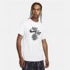 Nike Dri-FIT 'Just Do It' Ανδρικό T-shirt WHITE -Lifestyle Ρούχα Εκπτώσεις nike m nk df tee jdi 12