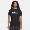 Nike Dri-FIT Swoosh Ανδρικό T-Shirt BLACK -Lifestyle Ρούχα Εκπτώσεις nike m nk df tee swoosh