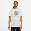Nike Swoosh Ball Ανδρικό T-Shirt WHITE -Lifestyle Ρούχα Εκπτώσεις nike m nk oc hbr ss tee