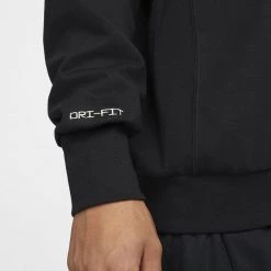 Nike Standard Issue Ανδρική Μπλούζα Φούτερ BLACK/SAIL -Lifestyle Ρούχα Εκπτώσεις nike m nk si graphic crew 10