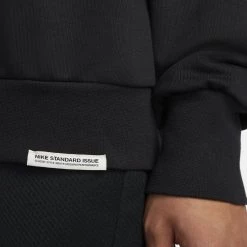 Nike Standard Issue Ανδρική Μπλούζα Φούτερ BLACK/SAIL -Lifestyle Ρούχα Εκπτώσεις nike m nk si graphic crew 11