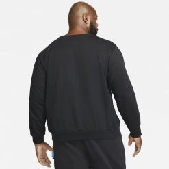 Nike Standard Issue Ανδρική Μπλούζα Φούτερ BLACK/SAIL -Lifestyle Ρούχα Εκπτώσεις nike m nk si graphic crew 14