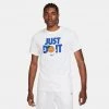 Nike "Just Do It" Ανδρικό T-Shirt White 1 Nike "Just Do It" Ανδρικό T-Shirt White -Lifestyle Ρούχα Εκπτώσεις nike m nk tee fran jdi