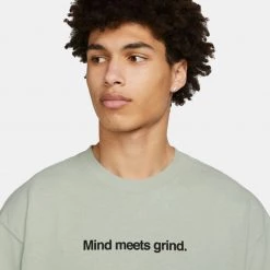 Nike Basketball Ανδρικό T-Shirt SEAFOAM -Lifestyle Ρούχα Εκπτώσεις nike m nk tee ss sustainable 2