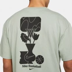 Nike Basketball Ανδρικό T-Shirt SEAFOAM -Lifestyle Ρούχα Εκπτώσεις nike m nk tee ss sustainable 3
