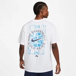 Nike Swoosh Ανδρικό T-Shirt WHITE -Lifestyle Ρούχα Εκπτώσεις nike m nk tee swoosh 5
