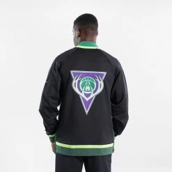 Nike Milwaukee Bucks Showtime City Edition Ανδρική Ζακέτα FIR/BLACK/WHITE -Lifestyle Ρούχα Εκπτώσεις nike mil m nk df shwtm ls jkt mmt 2