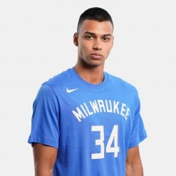 Nike Mil M Nk Es Ce Nn Tee GAME ROYAL/ANTETOKOUNMPO G -Lifestyle Ρούχα Εκπτώσεις nike mil m nk es ce nn tee 2