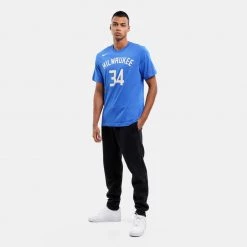 Nike Mil M Nk Es Ce Nn Tee GAME ROYAL/ANTETOKOUNMPO G -Lifestyle Ρούχα Εκπτώσεις nike mil m nk es ce nn tee 3