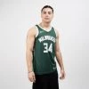 Nike NBA Giannis Antetokounmpo Milwaukee Bucks Icon Edition Men's Jersey FIR/FLAT OPAL/ANTETOKOUNMPO G -Lifestyle Ρούχα Εκπτώσεις nike mil m swgmn jsy icon 20
