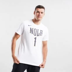 Nike New Orleans Pelicans Ανδρικό T-shirt WHITE/WILLIAMSON ZION