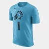 Nike NBA Phoenix Suns Devin Booker Ανδρικό T-Shirt DK TURQUOISE/BOOKER DEVIN -Lifestyle Ρούχα Εκπτώσεις nike phx m nk es ce nn tee