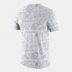 Nike Courtside Ανδρικό T-Shirt WHITE 5 Nike Courtside Ανδρικό T-Shirt WHITE -Lifestyle Ρούχα Εκπτώσεις nike sel 2 m nk cts tee mvp 1