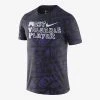 Nike Courtside Ανδρικό T-Shirt Black -Lifestyle Ρούχα Εκπτώσεις nike sel 2 m nk cts tee mvp 2