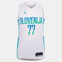 Nike Slovenia Limited Home Jersey Luka Doncic WHITE/KINETIC GREEN/NEPTUNE BLUE/(NEPTUNE BLUE) -Lifestyle Ρούχα Εκπτώσεις nike slovenia limited home jersey luka doncic 2