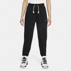 Nike Dri-FIT Swoosh Fly Standard Issue Γυναικείο Παντελόνι Φόρμας BLACK/PALE IVORY