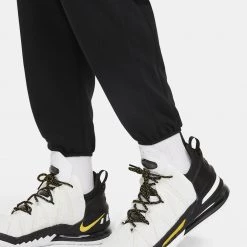 Nike Dri-FIT Swoosh Fly Standard Issue Γυναικείο Παντελόνι Φόρμας BLACK/PALE IVORY -Lifestyle Ρούχα Εκπτώσεις nike w nk df standard issue pant 6