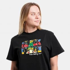 Puma Hoopettes Γυναικείο T-Shirt PUMA BLACK -Lifestyle Ρούχα Εκπτώσεις puma hoopettes tee 2