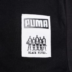 Puma Hoopettes Γυναικείο T-Shirt PUMA BLACK -Lifestyle Ρούχα Εκπτώσεις puma hoopettes tee 3