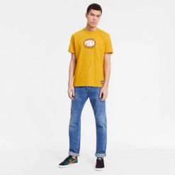Puma X The Hundreds Men's Tee Golden Rod -Lifestyle Ρούχα Εκπτώσεις puma x th tee 3