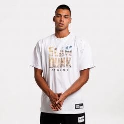 Slamdunk Acropolis Ανδρικό T-shirt WHITE