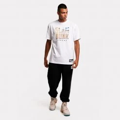 Slamdunk Acropolis Ανδρικό T-shirt WHITE -Lifestyle Ρούχα Εκπτώσεις slamdunk tee acropolis 4