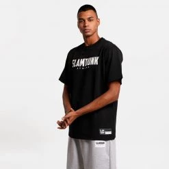 Slamdunk Athens Ανδρικό T-shirt BLACK -Lifestyle Ρούχα Εκπτώσεις slamdunk tee athens 3