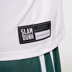 Slamdunk Ανδρικό T-shirt WHITE -Lifestyle Ρούχα Εκπτώσεις slamdunk tee bac 7