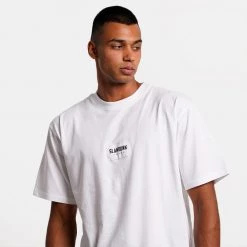 Slamdunk Basis Ανδρικό T-shirt White 8 Slamdunk Basis Ανδρικό T-shirt White -Lifestyle Ρούχα Εκπτώσεις slamdunk tee basis 10