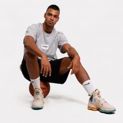 Slamdunk Basis Ανδρικό T-shirt GREYMELANZE -Lifestyle Ρούχα Εκπτώσεις slamdunk tee basis 3