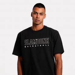 Slamdunk Basketball Ανδρικό T-shirt BLACK -Lifestyle Ρούχα Εκπτώσεις slamdunk tee basketball 3