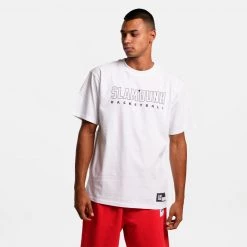 Slamdunk Basketball Ανδρικό T-shirt WHITE
