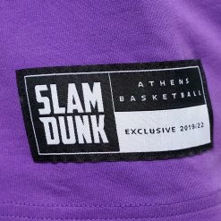 Slamdunk Lay Ανδρικό T-shirt PURPLE -Lifestyle Ρούχα Εκπτώσεις slamdunk tee lay 3