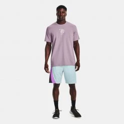 Under Armour Curry 3' S Hvyweight Ss Ανδρικό T-Shirt Purple Haze//White -Lifestyle Ρούχα Εκπτώσεις under armour curry 3 s hvyweight ss 3