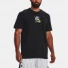 Under Armour Curry 3's Ανδρικό T-Shirt Black//White