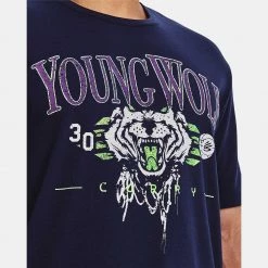 Under Armour Curry Young Wolf Ανδρικό T-Shirt Midnight Navy//Hendrix -Lifestyle Ρούχα Εκπτώσεις under armour curry young wolf ss 2